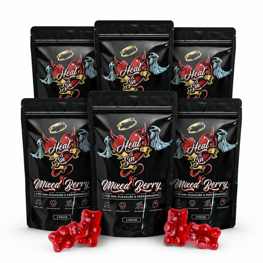 Mixed Berry Men’s Wellness Gummies — 4-Pack + 2 Packs Free