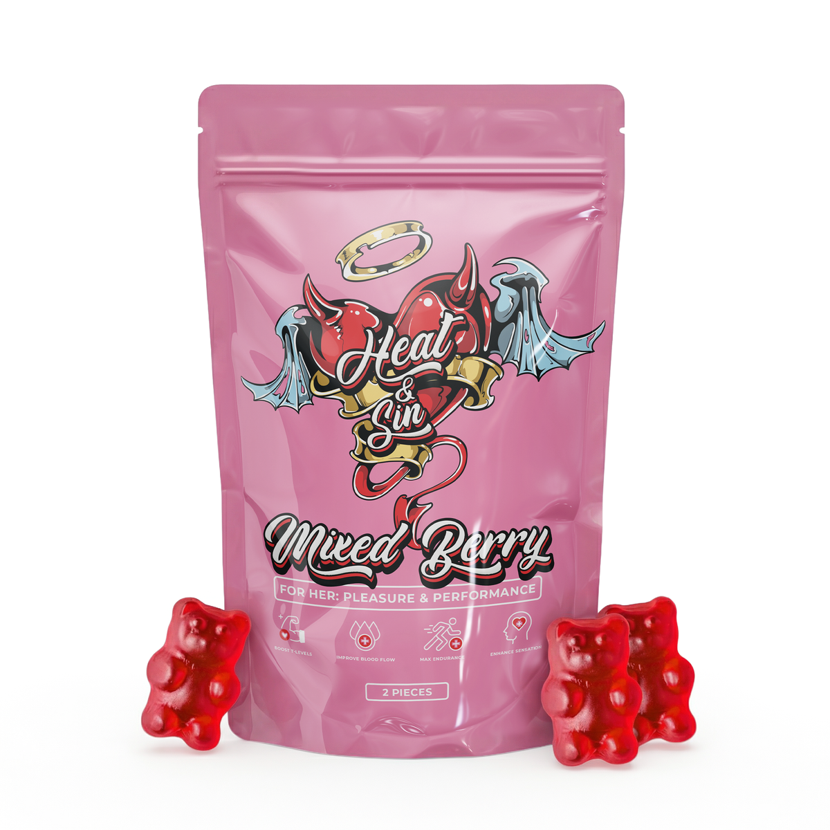 Female Stamina Boost Gummy – Mixed Berry