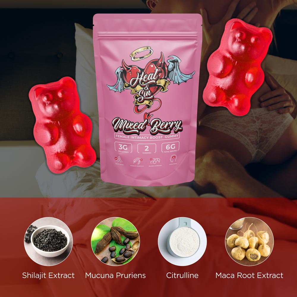 Female Stamina Boost Gummy – Mixed Berry