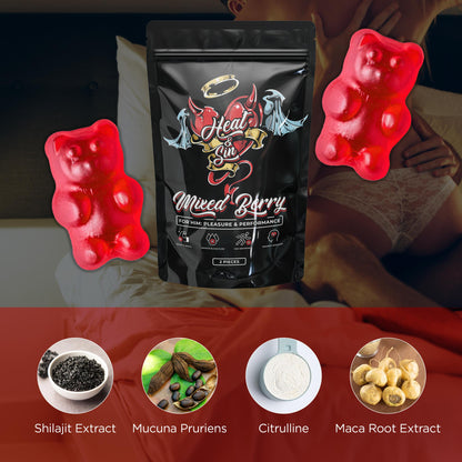 Male Stamina Boost Gummy – Mixed Berry